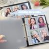 Four-box Grid Photocard Collecting Candy Color Photocard Binder Idol Photo Album  Instant Photo