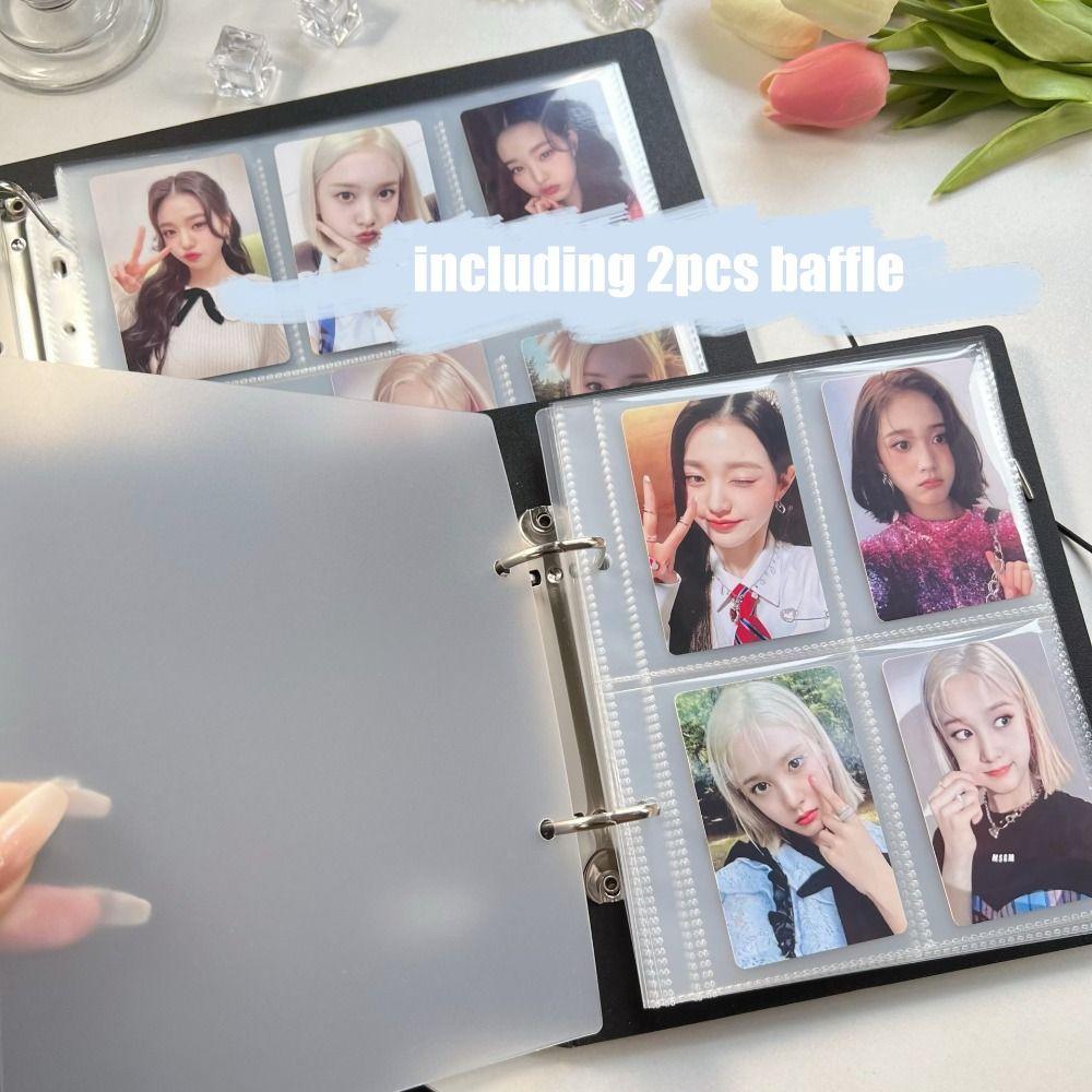 Four-box Grid Photocard Collecting Candy Color Photocard Binder Collect Your Memories