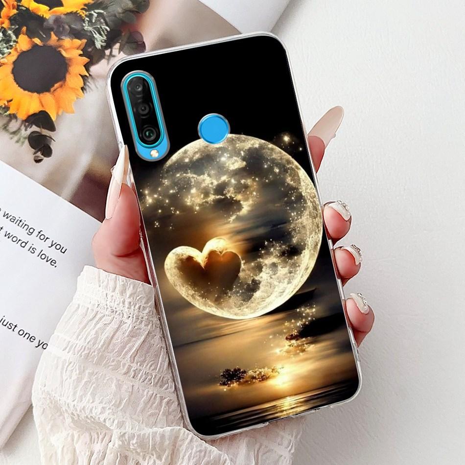For Huawei P30 Lite P 30 P30 Pro Cool Dragon Tiger Painting Phone Case For Huawei P30 P30Pro P30lite Soft Silicone TPU Cases
