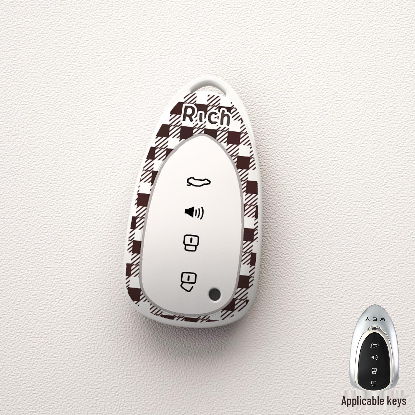 Wey Gaoshan/Lanshan/Mocha DHT-PHEV Чехол-футляр для ключа Защитная крышка с пряжкой для женщин