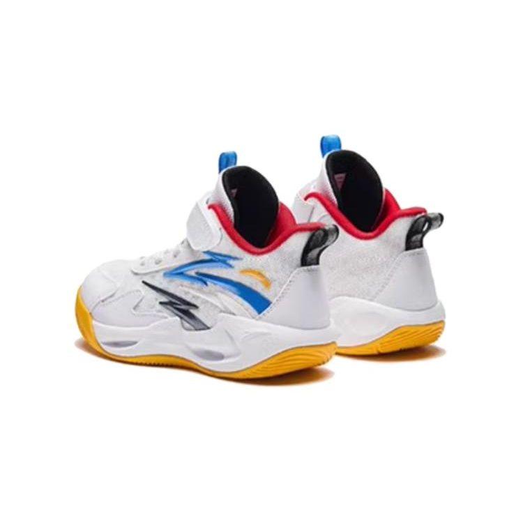Anta Kids Wind Tunnel Comfortable Simple Non-Slip Wear-Resistant Low-Top Basketball Shoes Kids sneaker White Blue Black A312429901-1