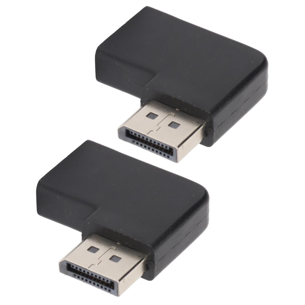 2 Stück Displayport Extender Gleiche Bildschirmanzeige 7680x4320 Auflösung Stabil Zuverlässig Kompakt Leichtgewichtiger DP-Anschluss