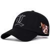 Unisex L Letter Side Dog Head Embroidery Baseball Caps Spring And Autumn Outdoor Adjustable Casual Hats Sunscreen Hat Sports Cap