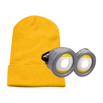 Goggles Fancy Dress Costume Despicable Glasses Goggles Adult Yellow Hat