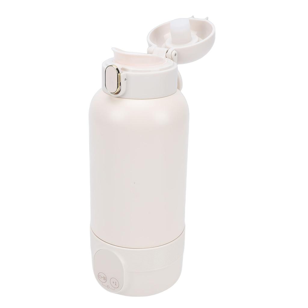 Portable Bottle Warmer, 500ml, Wireless Milk Warmer, Battery Operated Travel Water Warmer, Accurate Temperature Control for Travel Brst Milk Water