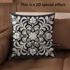 2D Colorful Ethnic Pattern Decorative Pillow Covers Pattern Cushion Cover Suitable For Sofa Bedroom Car Pillow Cover