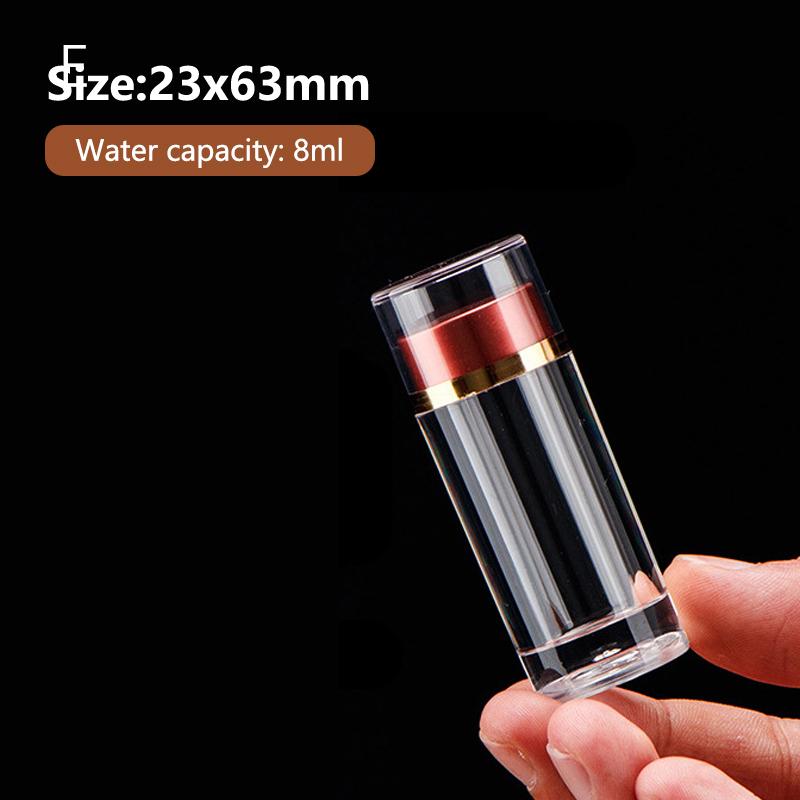 Sample Tablet Packaging Bottle Container Pill Packer Acrylic Jars Capsule Bottles With Lid For Pill 5/8/14/16/22Ml