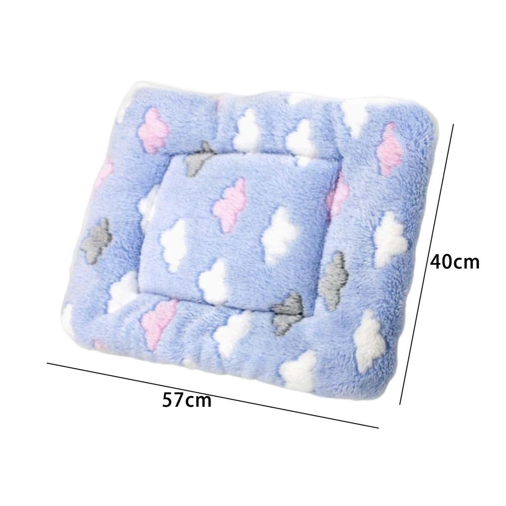Dog Bed Mat Washable Kitten Cushion Fleece Pet Sleeping Bed Mats Cat Bed Mats for Rabbit Sleeping Puppy Kitten Cats Small Dogs