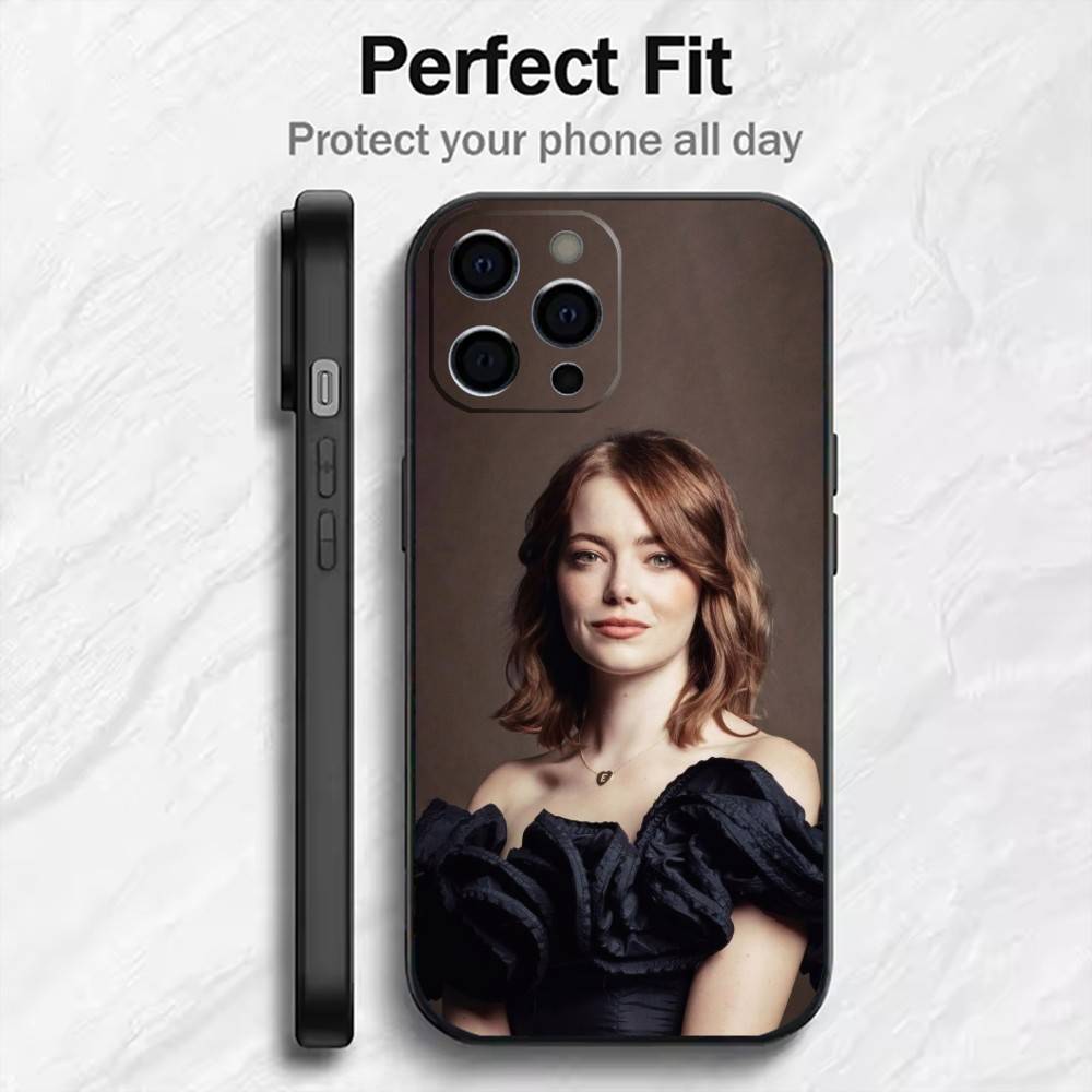 Girlfriend Of Spider E-EmmaS S-Stone Phone Case For iPhone17,16,15,14,13,12 Plus,Max Soft Silicone Black Cover