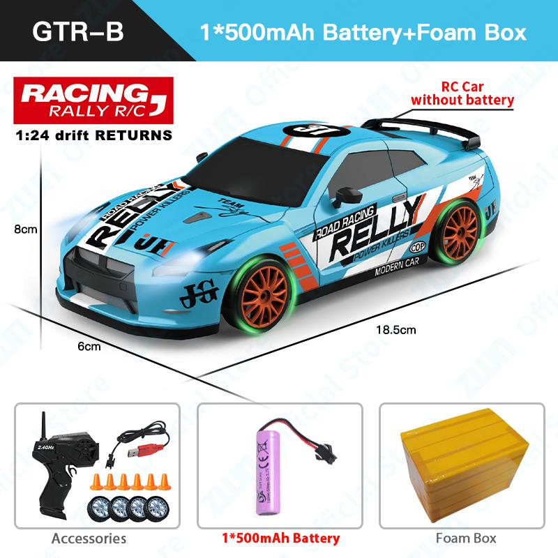 AAYB1 ZWN 1/24 RC Car With 2.4G Radio Remote Control Drift Cars High Speed Electric Vehicle Children Racing Toys for Boys Girls Gifts