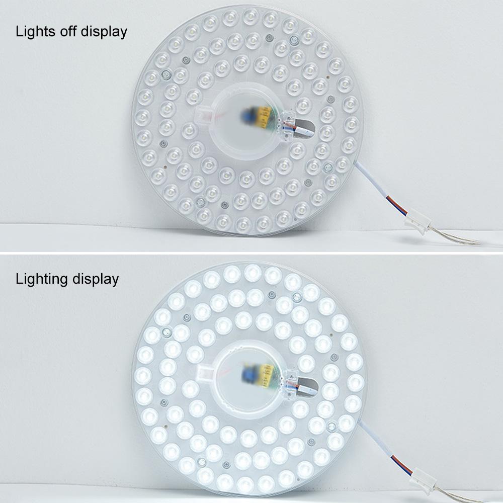 12W 18W 24W 36W LED Panel Circle Ring Light Round Ceiling Lamp Beads Magnetic Circular Lamp Board Lamp Replacement Accessory