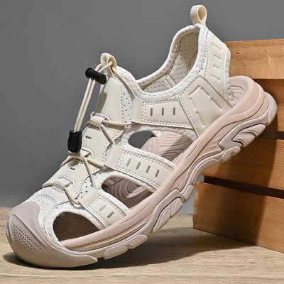 Large Size Casual Cowhide Sandals Men's Summer Beach Shoes Outdoor Sports Sandals Mountaineering Sandals Creek Shoes