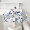 Butterfly Flower Branches Decor Flower Arrangement Handcrafted Silk