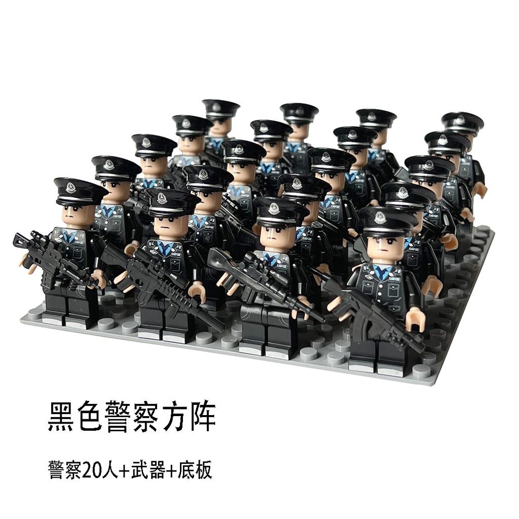 Police Prisoner Thief Series Doll Accessories Building Block