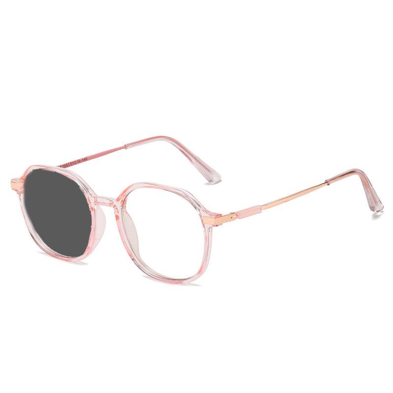 Fashion Pochromic Glasses Vintage Square Frame Anti Blue Lights Eyeglsses Women Men  Chameleon Eyewear UV400 Sun glasses