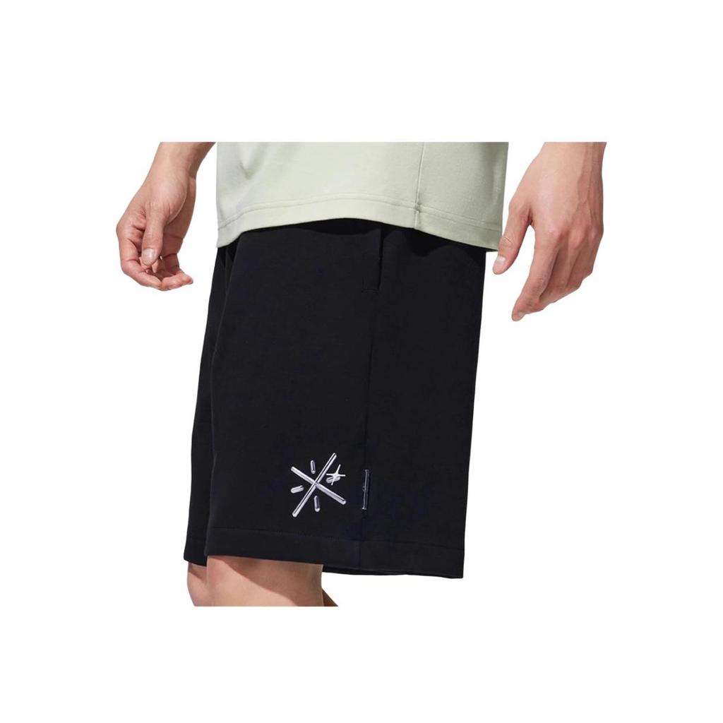 Li-Ning Wade X Glare Co-Branded Loose Knit Sports Shorts Men Bottoms Black AKSS527-1