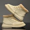 Winter Waterproof Men Boots Comfotable Lightweight Man Cotton Shoes Lightweight Warm Mens Snow Boots EVA Flat Male Casual Shoes