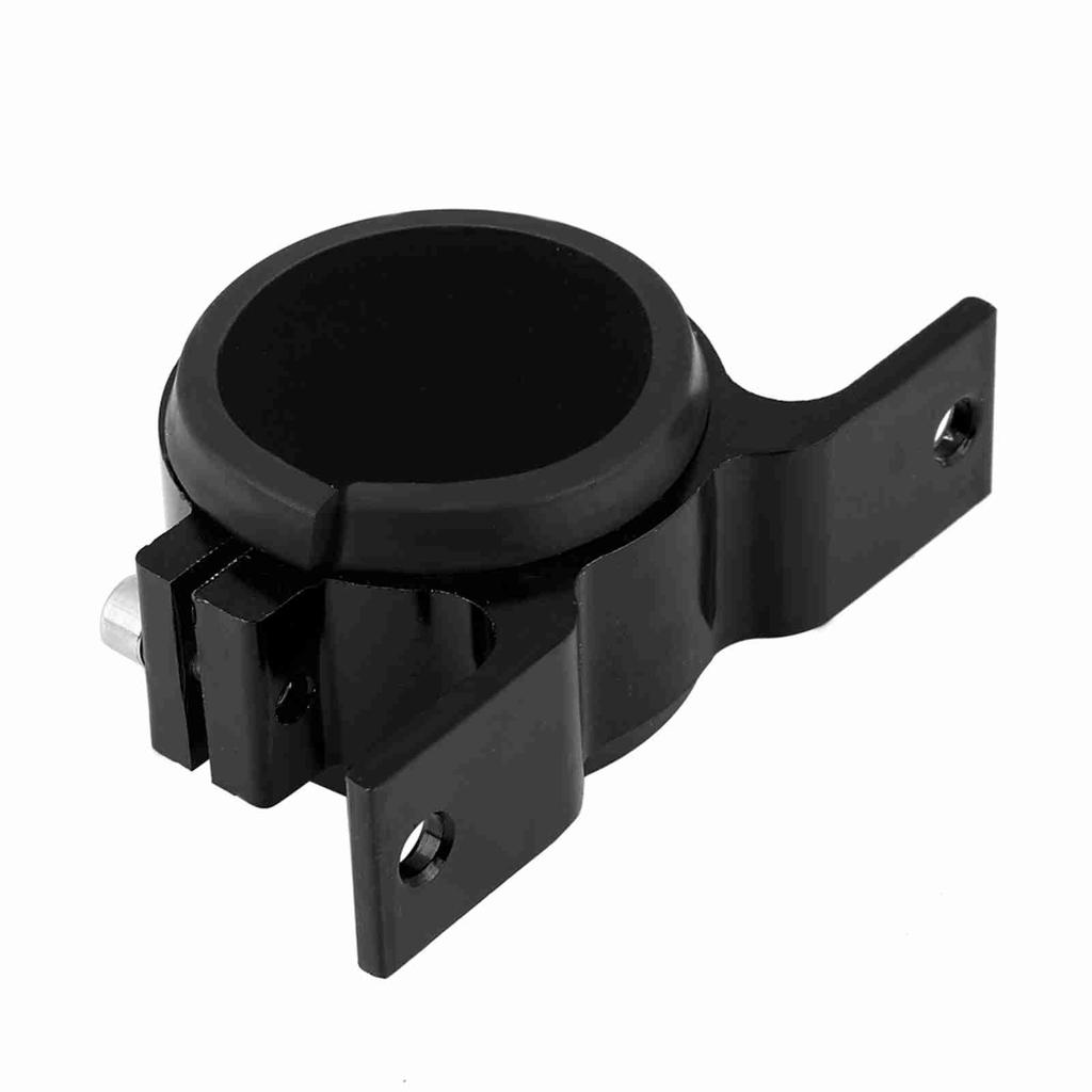 Aluminum Alloy 50mm Car Fuel Pump Mounting Bracket Single Filter Clamp Cradle Black