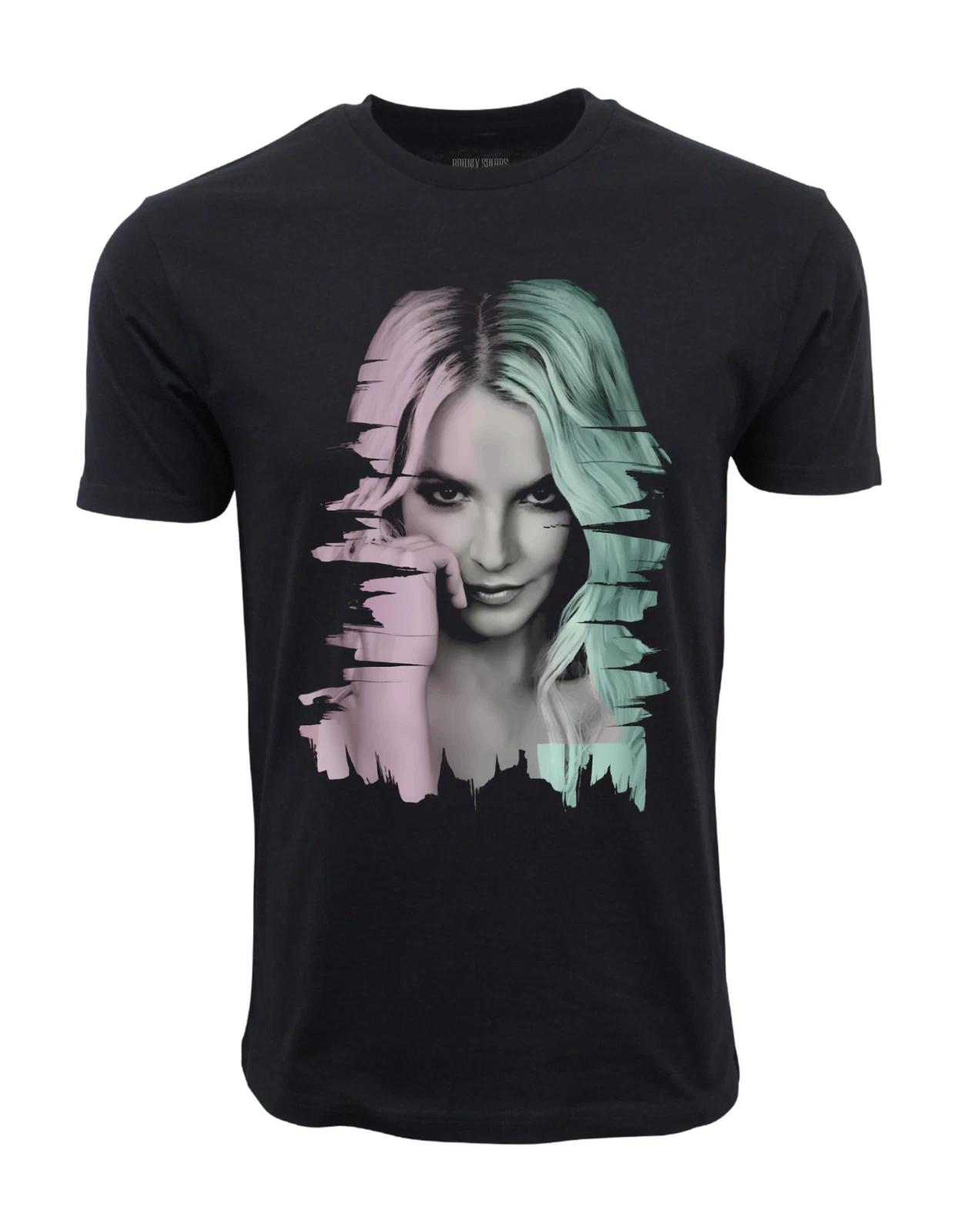 Unisex Adult Casual Graphic Britney Spears Portrait Graphic T shirt... S