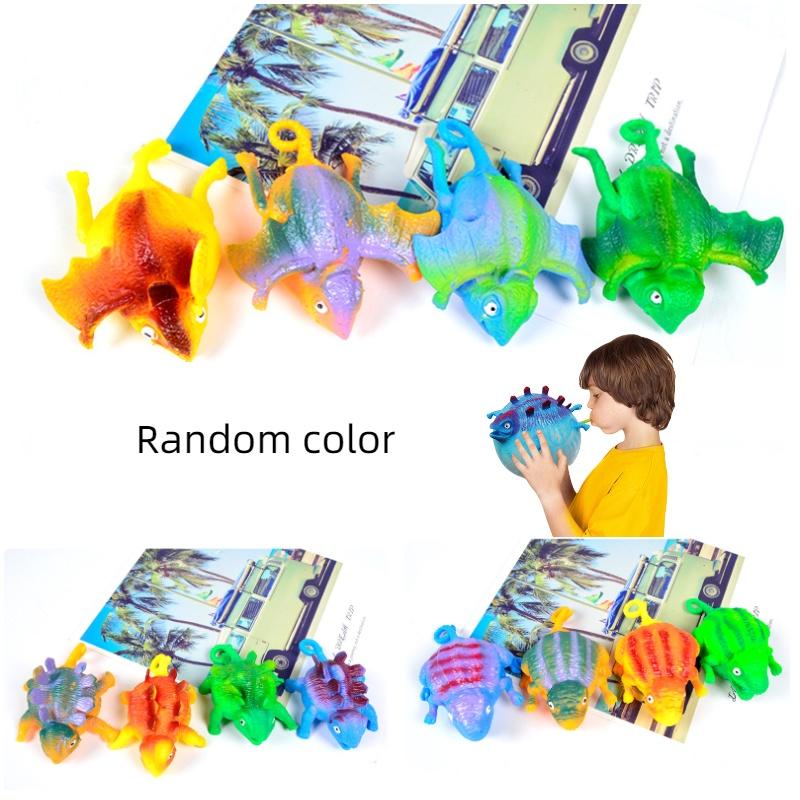Inflatable Dinosaur Toy Creative And Unique Tpr Blow-up Animal For Stress Relief