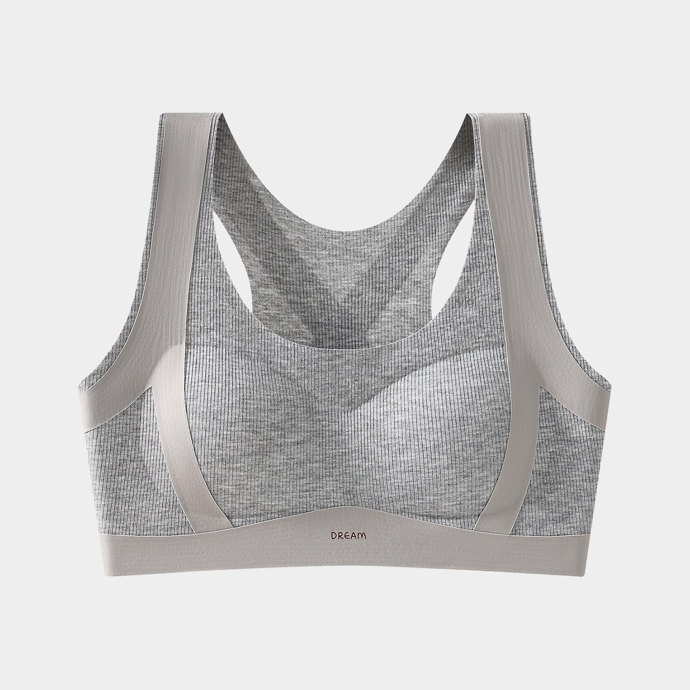 

Customized less youth development period two or three stages junior high school students sports shock-proof prevention hunchback seamless vest M [recommended weight 30-42.5kg ] светло-серый