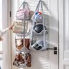 Wall Mounted Ball Storage Hanging Bag Mesh Pockets Organizer For Basketball Soccer Home Garage Sports Equipment Toys Holder
