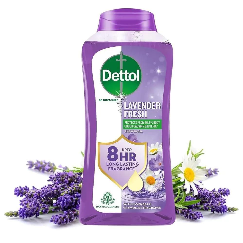 Гель для душа Dettol 250 мл 1 упаковка Лаванда и Ромашка