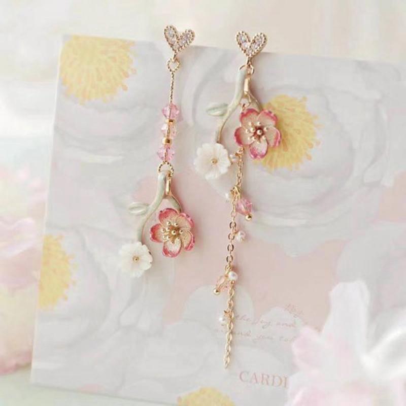 Cute Enamel Cat Balloon Stud Earrings for Women Fashion Drop Rabbit Flower Heart Colorful Jewelry Dangle Wedding Party Girl Gift