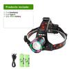 1116 Ultra Powerful LED Headlamp Super Bright 1111M Head Flashlight Rechargeable Head Torch Fishing Hunting Headlight 18611