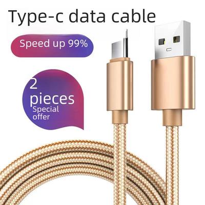 2m Fast Charging Type-C Cable for Huawei, Vivo, Xiaomi, Honor, OPPO, and Android Phones