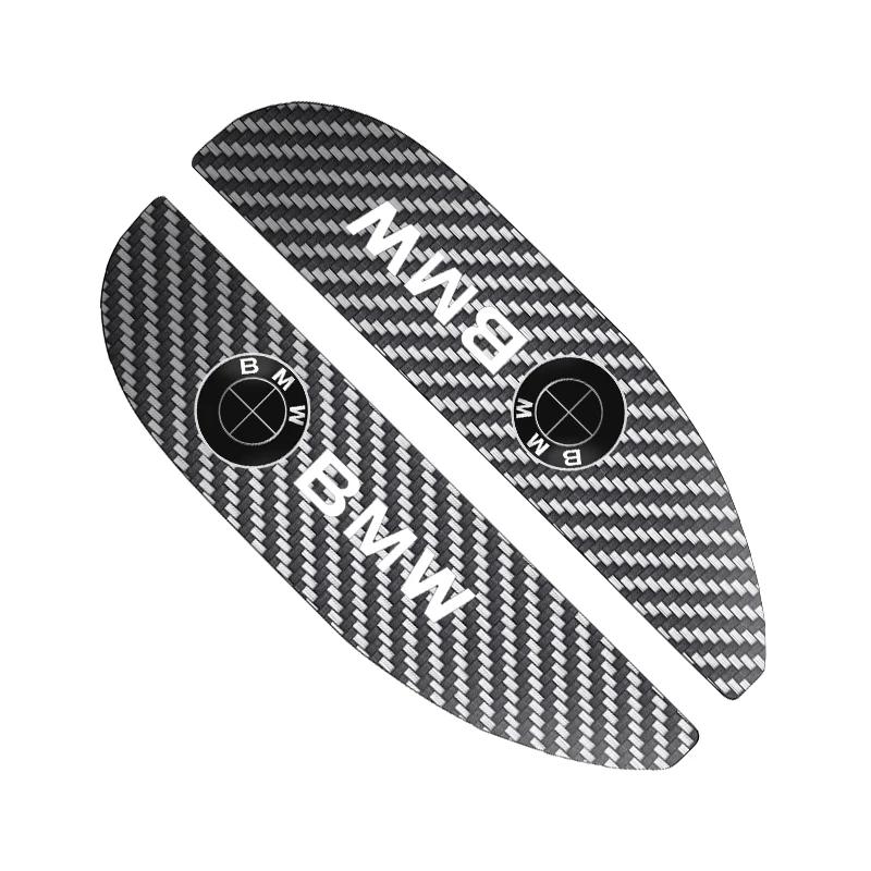 2pcs Car Rear View Mirror Sticker Rain Eyebrow For BMW 50th Kith 5 Series F20 E39 F10 F30 E90 E46 E60 G60 X5 E87 F11 G20 G32 G30