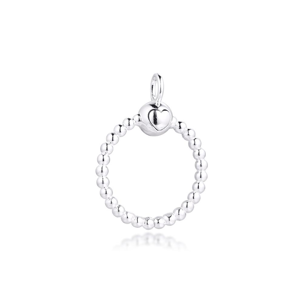 

100% Real 925 Sterling Silver Moments Маленькие бисероплеты O Подвеска Ожерелья для женщин Мода Ювелирные изделия колганты без цепочки
