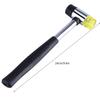 Steel Ring Mandrel & Nylon Face Mallet Sizing Jewelry Making Forming Hammer Tools Rubber Hammer