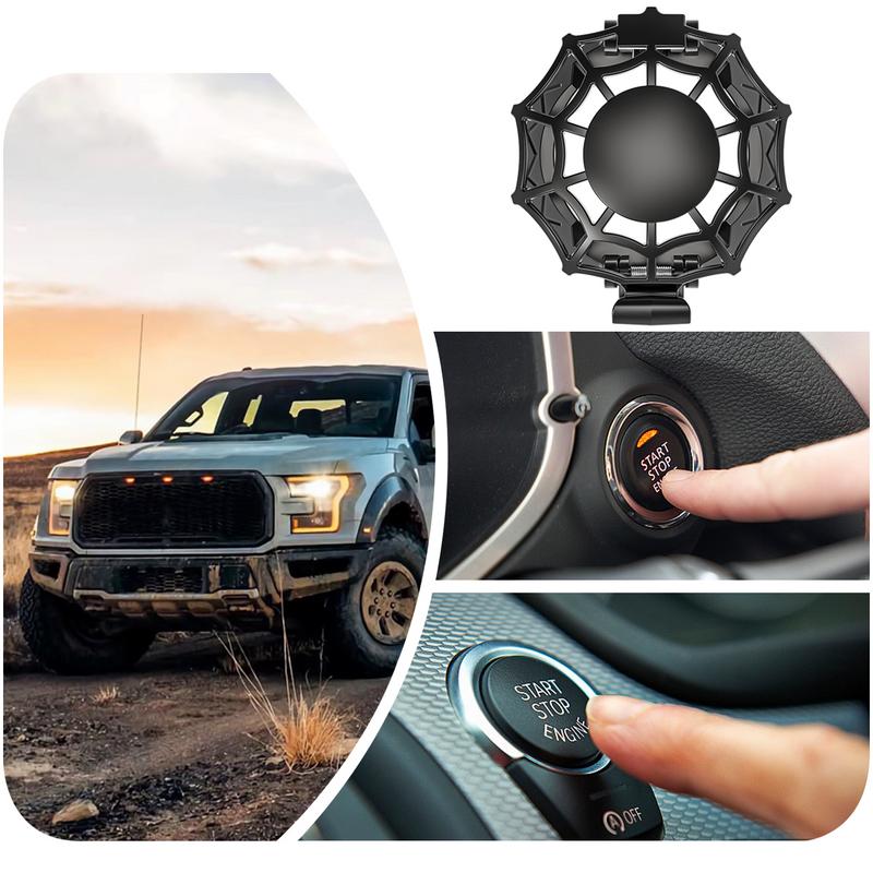 Push To Start Button Cover Spider Web Push Start Button Cover Ignition Button Cover Car Engine Push To Start Button Cover For