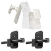 2Pcs Strong Adhesive Window Curtain Rod Holder No Tool Need Easy Installation Drapery Rod Hangers Brackets Home Decors