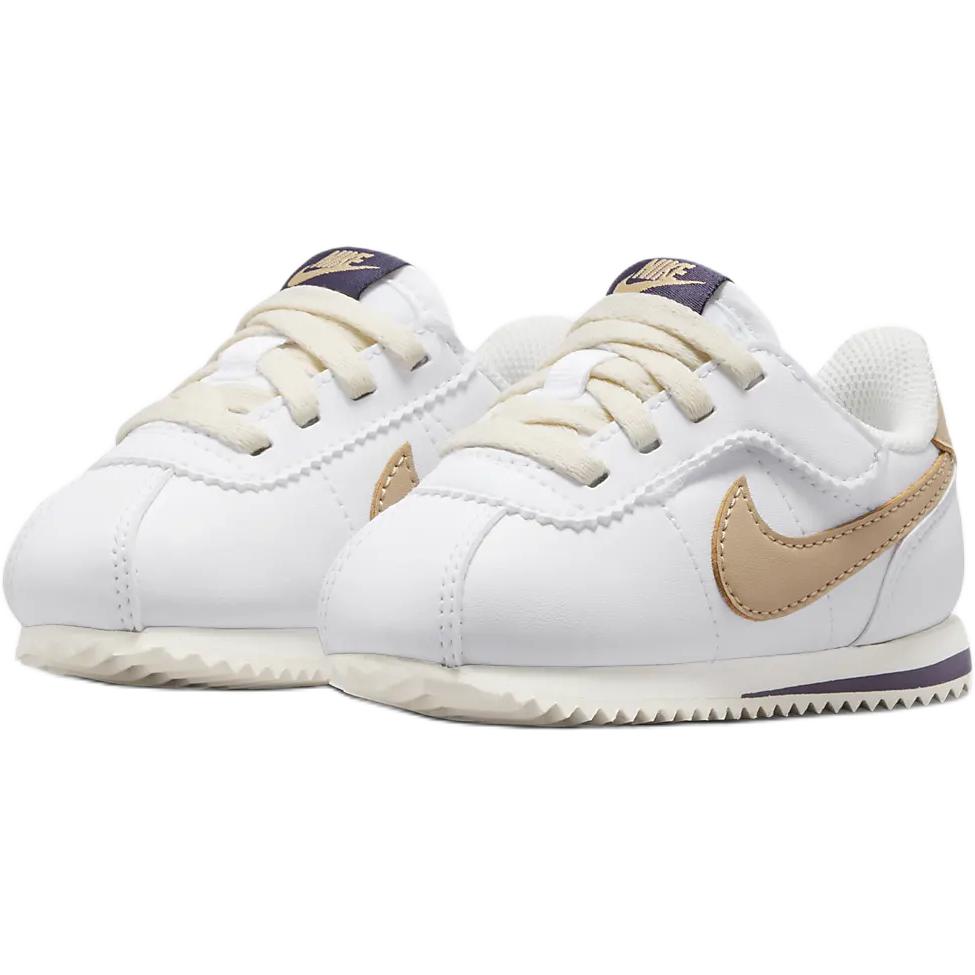 Nike Cortez Easy-On Comfortable Soft Non-Slip Durable Low-Top Walking Shoes Baby Shoes White Platinum DM0952-109