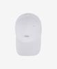 Bajal Solid Label Oversized Ball Cap White