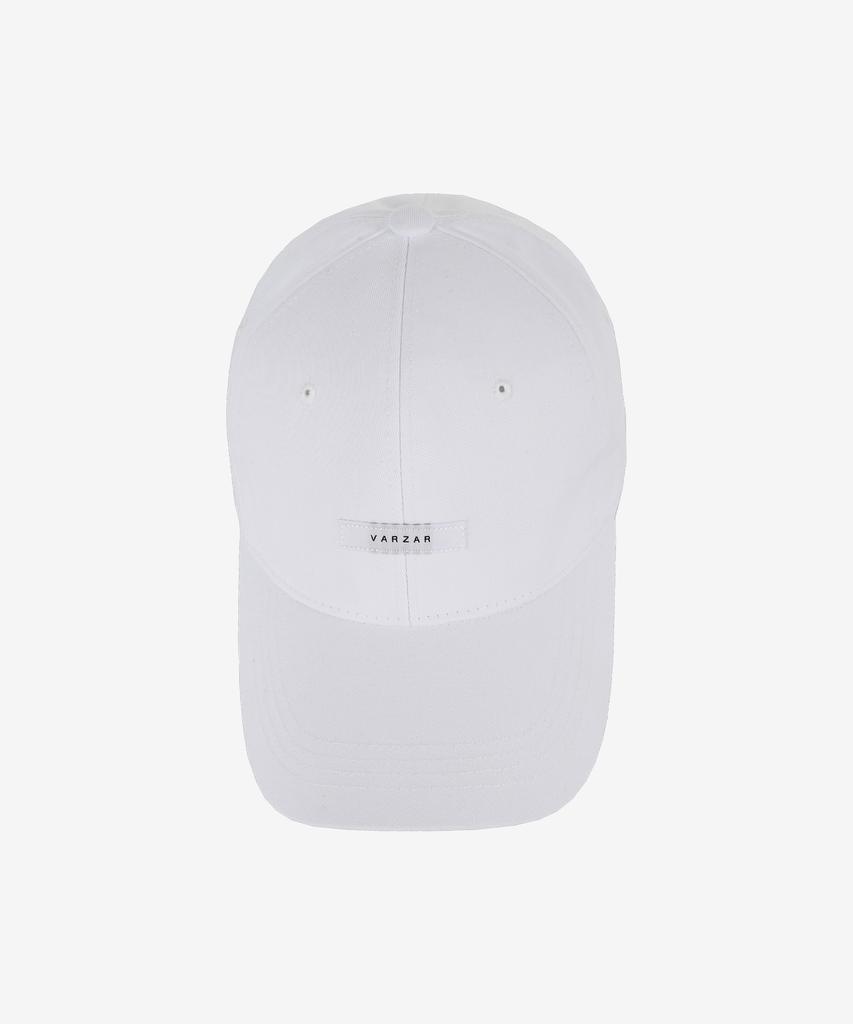 Bajal Solid Label Oversized Ball Cap White