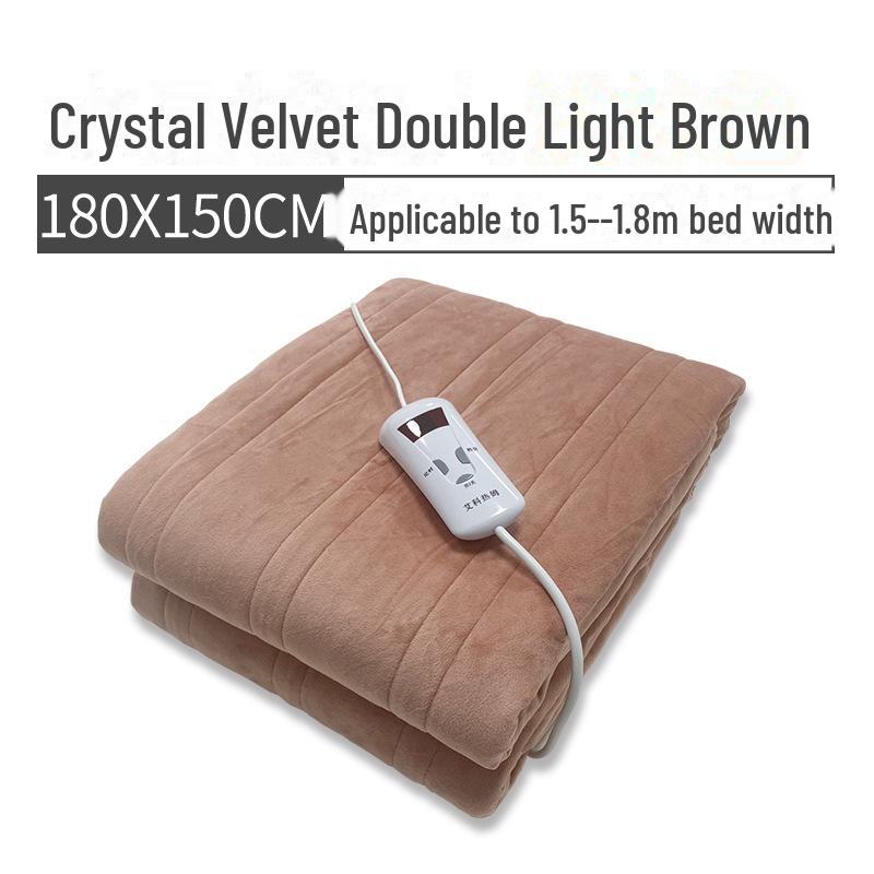 

Электрическое одеяло Aikerem: Единый пульт управления для использования в спальной комнате и салоне красоты crystal velvet 150x180cm double
