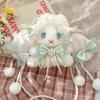 Lolita Plush Bunny Bag With Bow For Daily Use And Collectors Style