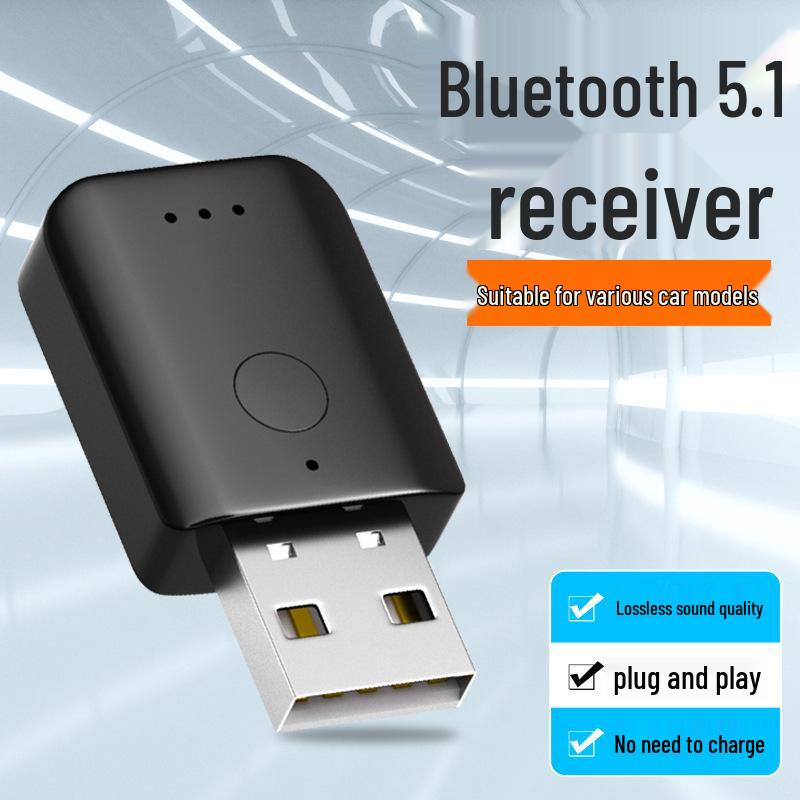 

Bluetooth 5.4 Автомобільний аудіоприймач та FM-трансмітер з гучним зв язком, AUX, сумісністю з динаміком та TF-картою.