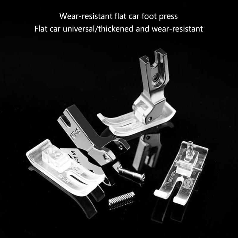 10PCS Clear Presser Foot Attachment Multifunctional Sewing Machine Presser Feet for Industrial Household Sewing Machines
