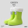 Fashion Women's Rain Boots Trendy Mid Calf Rainboots Waterproof Garden Shoes for Women Outdoor Non Slip Rubber Galosh Botas Lluvia Mujer