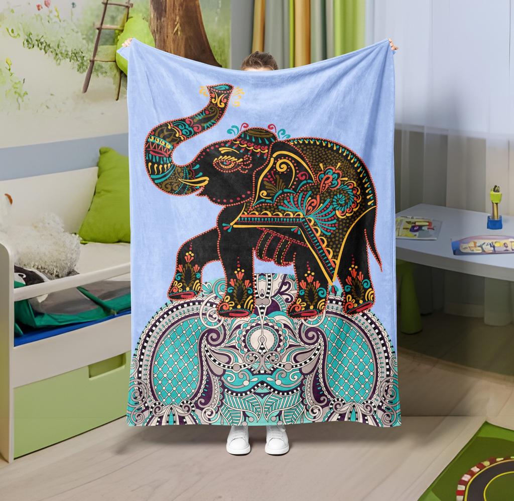1PC Throw Fantasy Mushroom Flannel Blanket Forest Mushroom arts Bohemia style Soft thin Blankets for Home Car Camping Nap Picnic