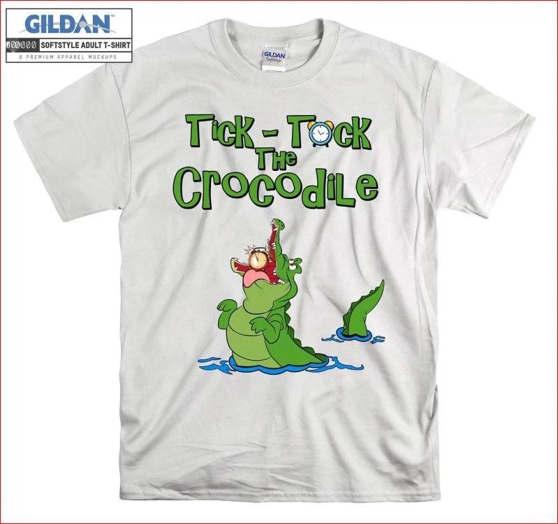 Peter Pan Tick Tock The Crocodile Unisex TShirt White S