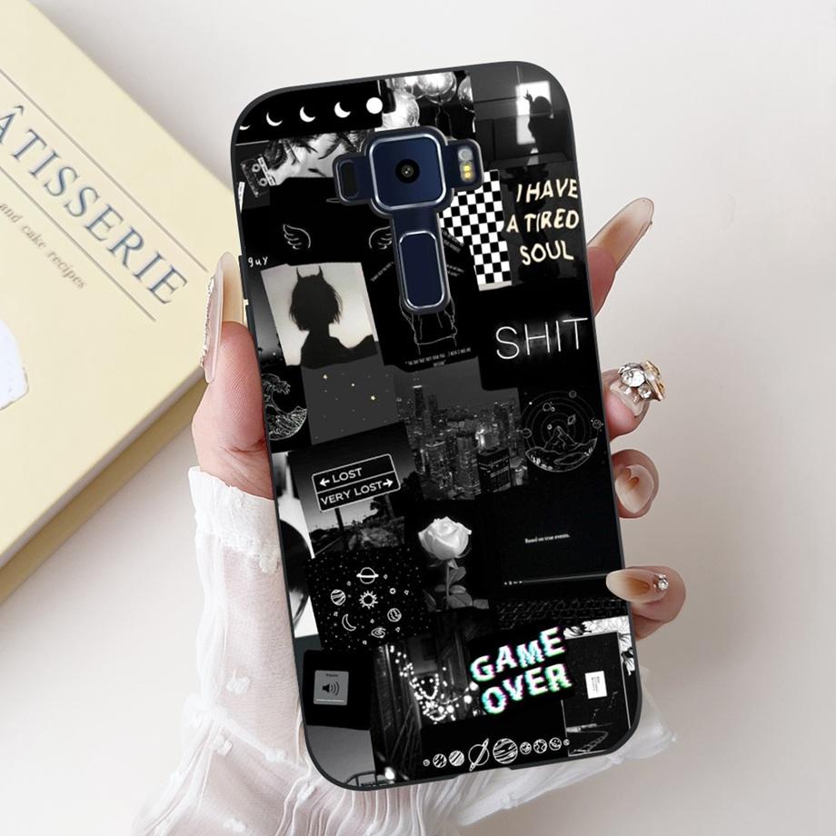 For ASUS Zenfone 3 ZE520KL Z017D 4 Max ZC520KL X008D 3 Max ZC520TL Case Soft Silicone Back Cover Love Heart Butterfly Flower Bag