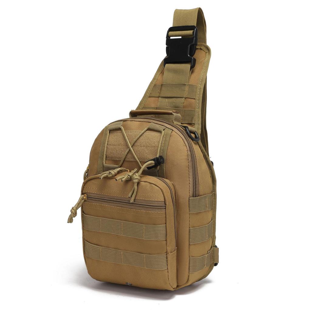 600D Camo Tactical Chest & Shoulder Bag: Outdoor, Enlarged, Messenger-Style