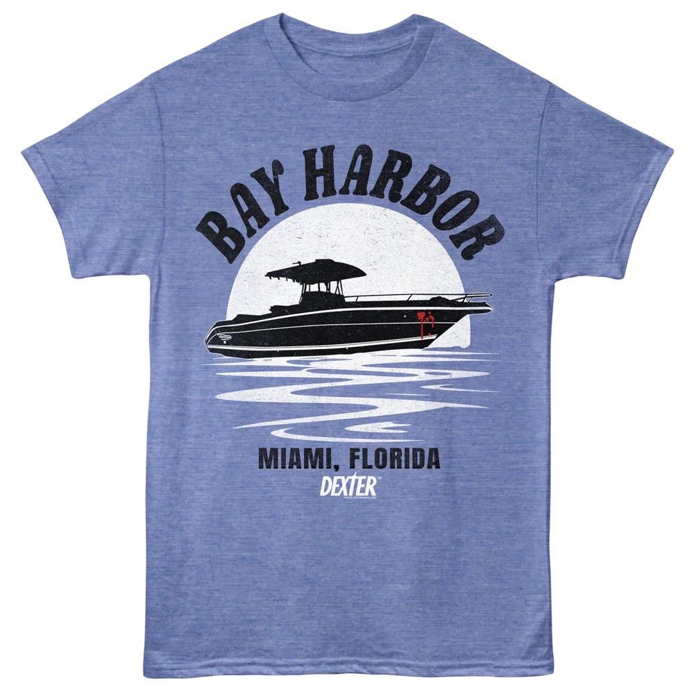 Dexter Crime Drama Show Sunshine Day Time Slice Of Life Boat SOL Men s T shirt S