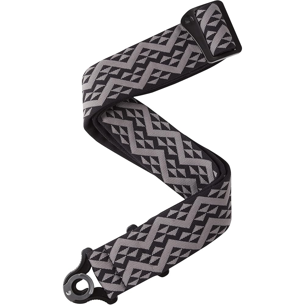D'Addario Daddario Guitar Strap Autolock Strap 50BAL03 Black Geometric Padded [Domestic Genuine]