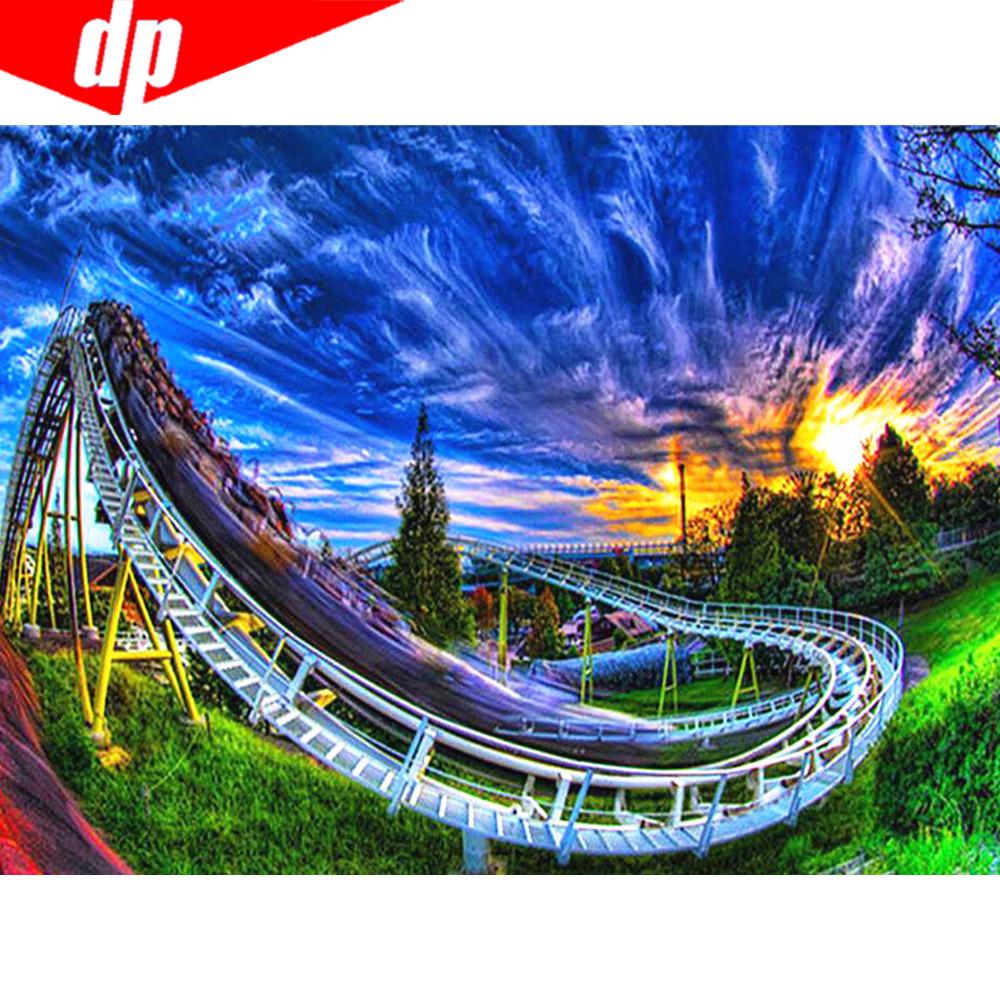 Diamant-Gemälde, Wasserfall-Landschaft, voller quadratischer Bohrer, Kunst, Strass, Diamant-Stickerei, Wolf, Tier, Kreuzstich, Mosaik, Winter, Kunsthandwerk, Heimdekoration